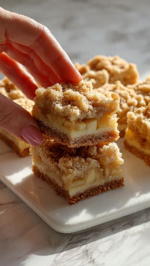 Cinnamon Apple Bars with Light Glaze Recipe