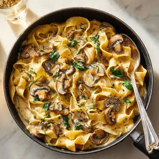 Mushroom Stroganoff Recipe - Recipe Image