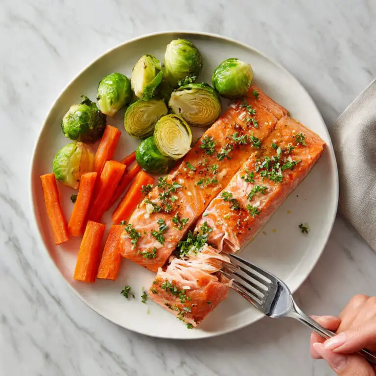 Maple Glazed Salmon with Roasted Veggies Recipe
