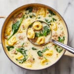 Creamy Sausage Tortellini Soup Recipe