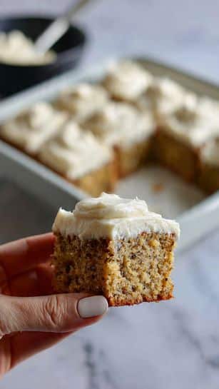 Banana Bars with Cream Cheese Frosting Recipe
