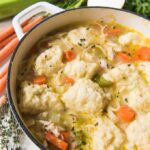 Asian Chicken Noodle Soup with Dumplings Recipe