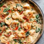 Creamy Tuscan Shrimp with Sun-Dried Tomatoes and Spinach Recipe