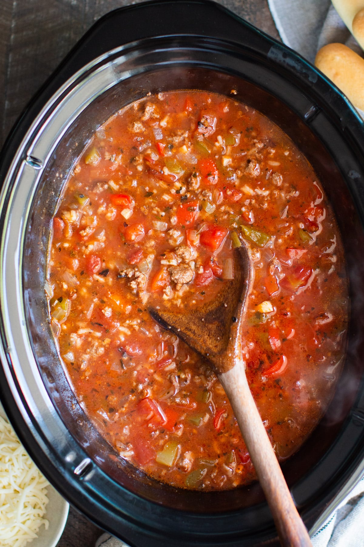 Crockpot Stuffed Pepper Soup Recipe - Recipe Image