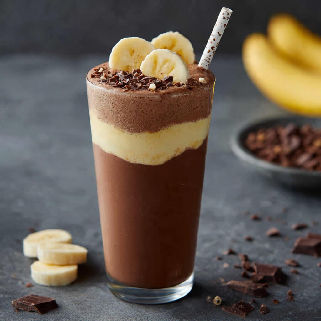 Choco Banana Protein Shake Recipe