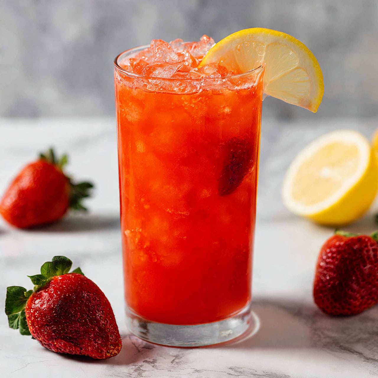 Strawberry Long Island Iced Tea Recipe - Recipe Image