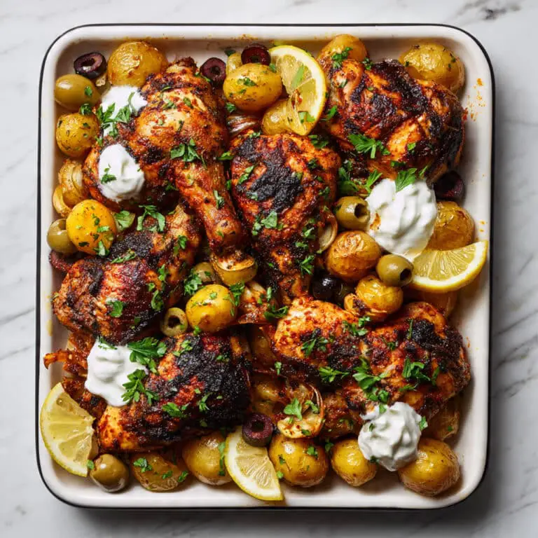 Sheet Pan Lemon Balsamic Chicken and Potatoes Recipe