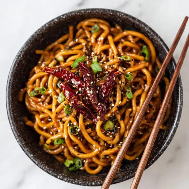 Spicy Chili Garlic Noodles Recipe