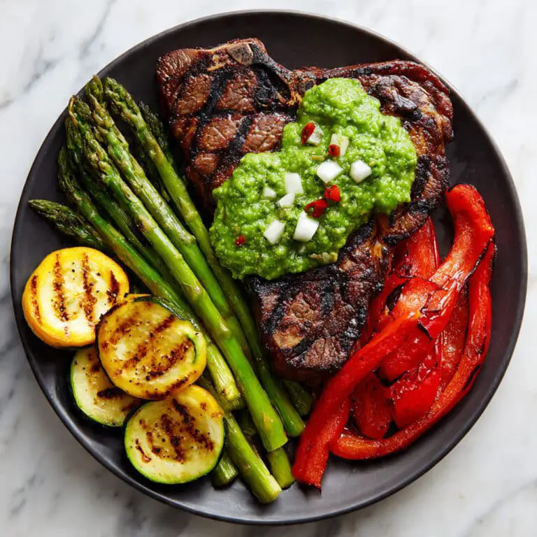 Grilled Porterhouse Steak with Chimichurri Recipe