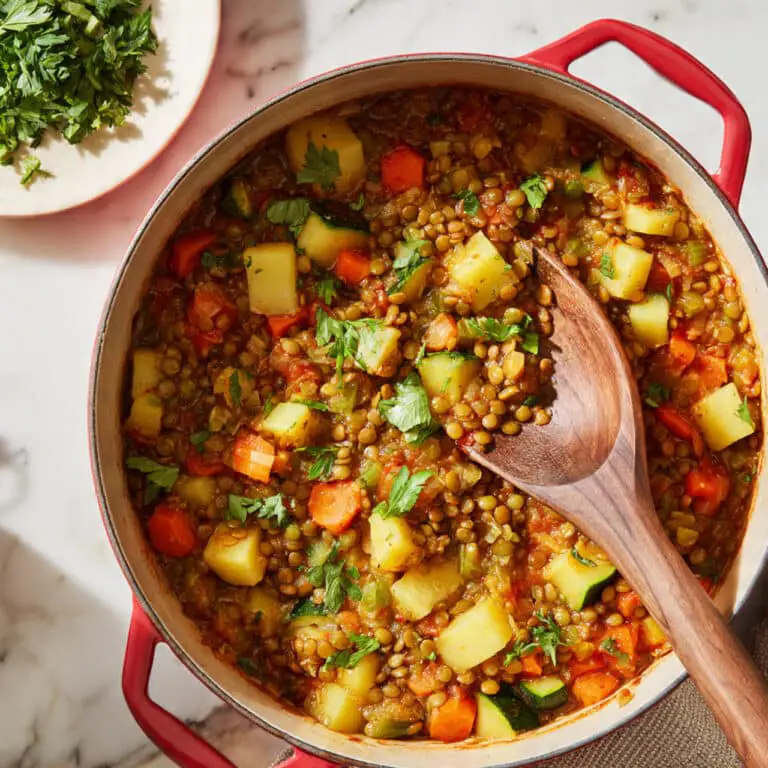 One-Pot Lentil and Vegetable Stew Recipe