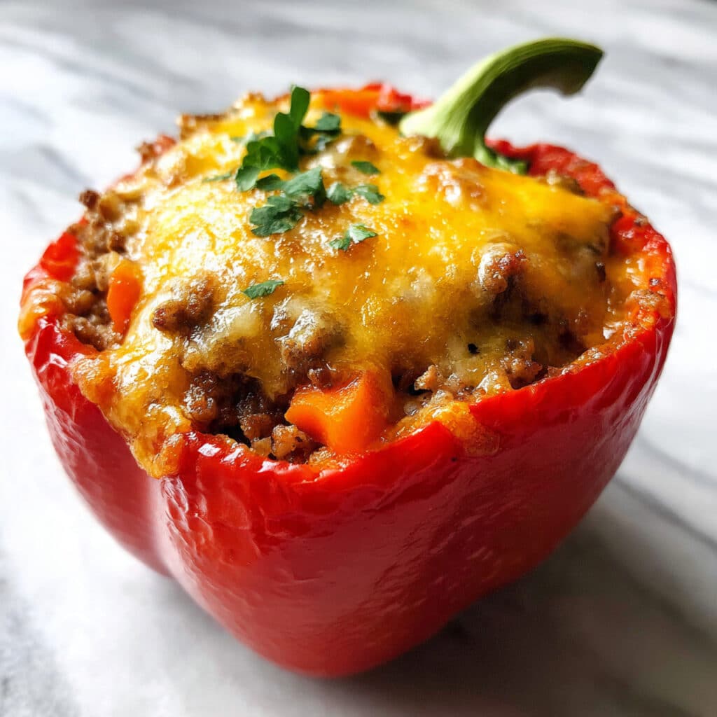 Beef Stuffed Peppers Recipe