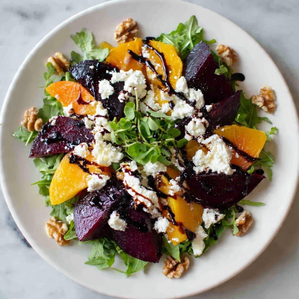 Roasted Beet and Goat Cheese Salad Recipe