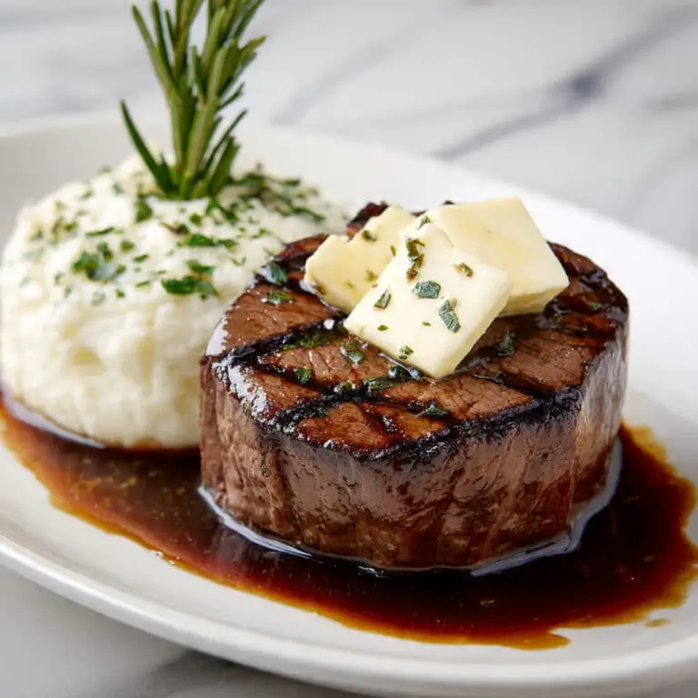 Filet Mignon with Red Wine Sauce Recipe