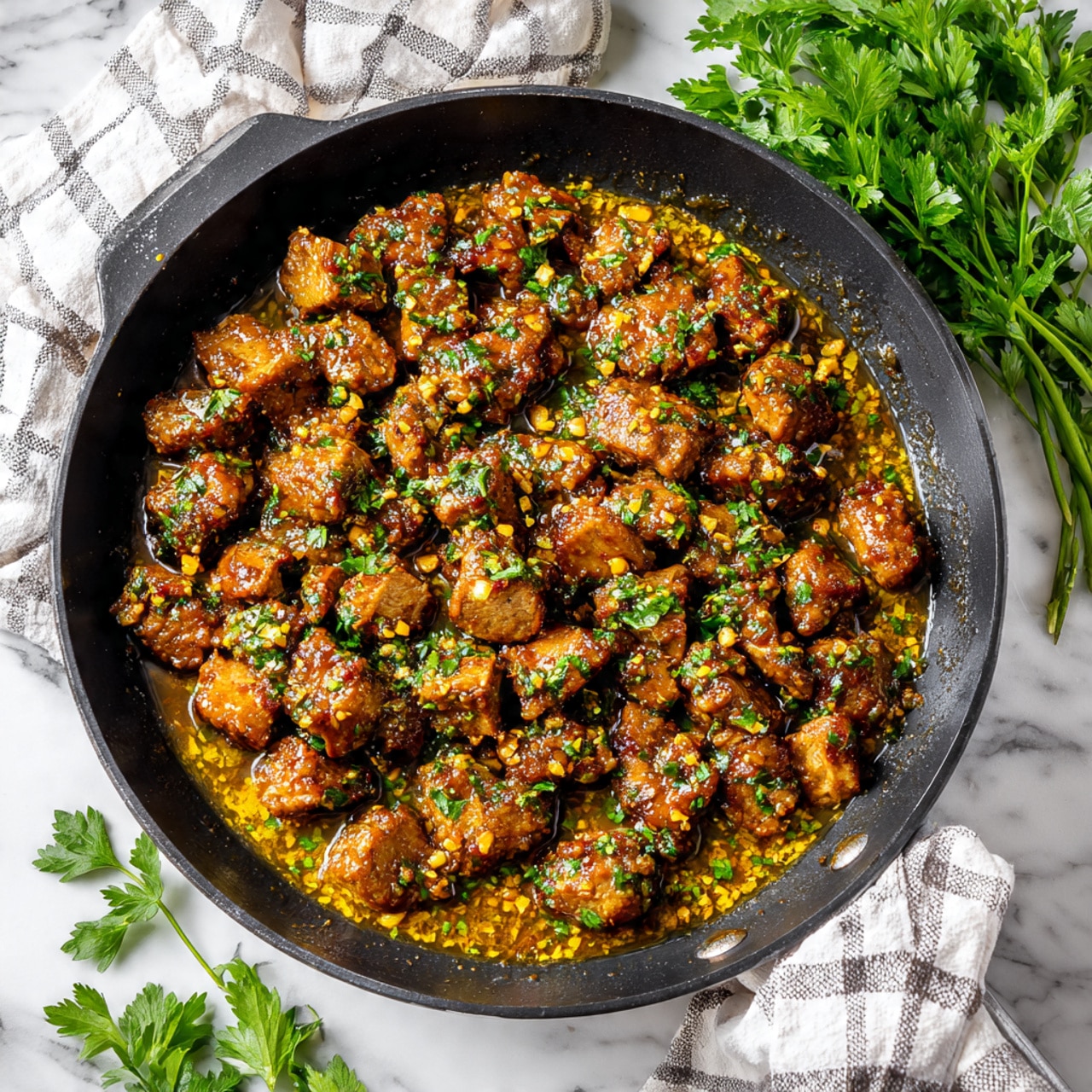 Cowboy Butter Steak Bites Recipe - Recipe Image