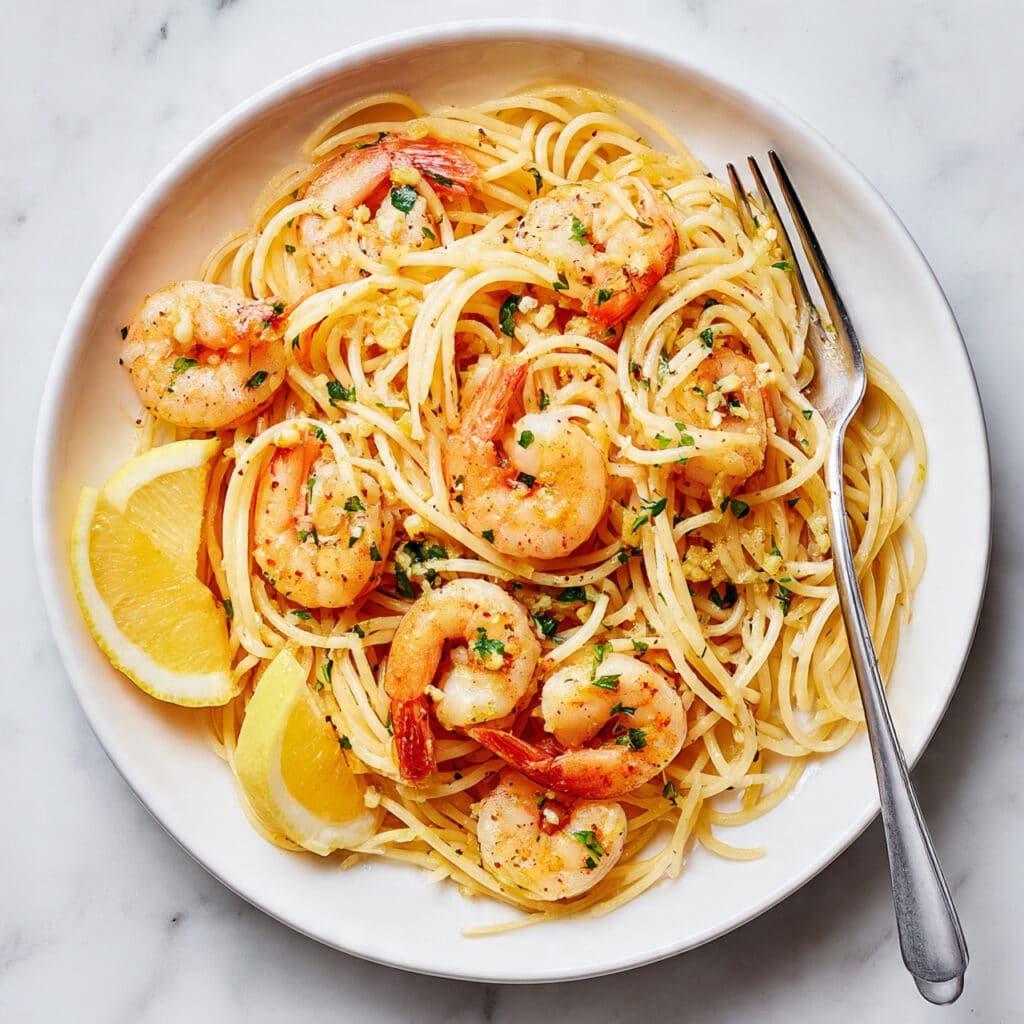 Shrimp Scampi with Angel Hair Pasta Recipe