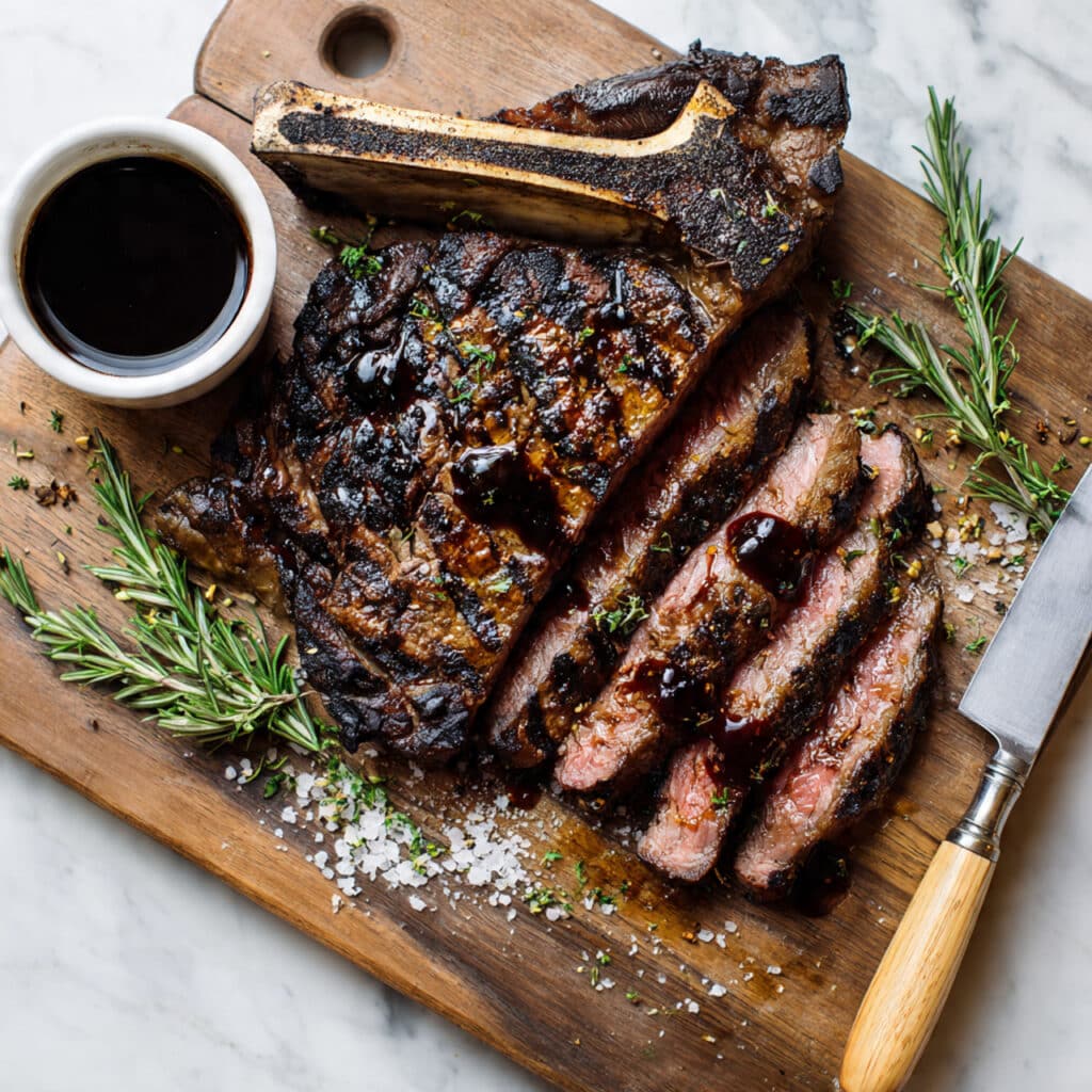 T-Bone Steak with Balsamic Glaze Recipe