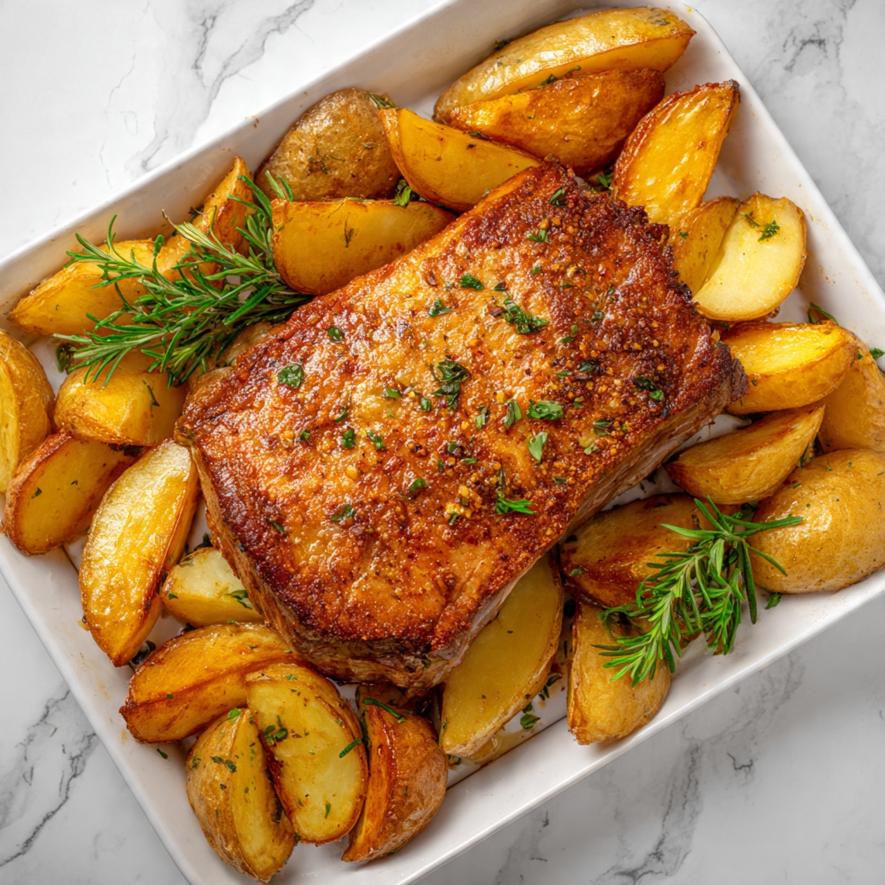 Baked Creamy Garlic Salmon Recipe - Recipe Image