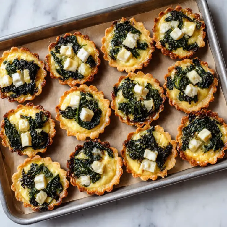 Mini Spinach and Feta Mini Quiches Recipe