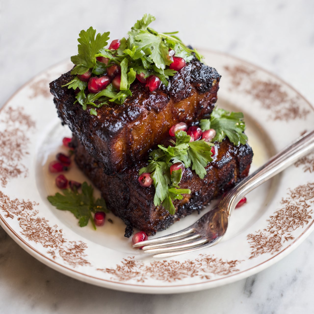 Pomegranate Chicken with Walnuts Recipe - Recipe Image