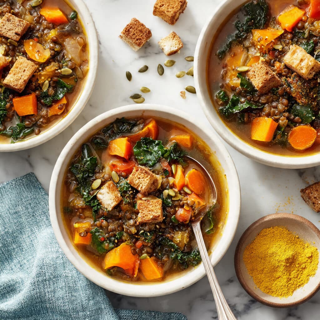 Sweet Potato and Lentil Soup Recipe