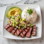 Grilled Flank Steak with Avocado Salsa Recipe
