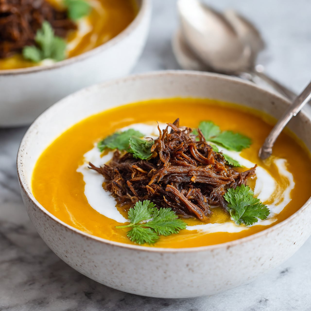 Golden Cauliflower Soup with Turmeric and Coconut | Warm & Vibrant