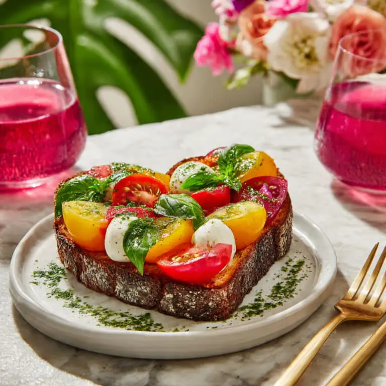 Heart-Shaped Caprese Salad Recipe