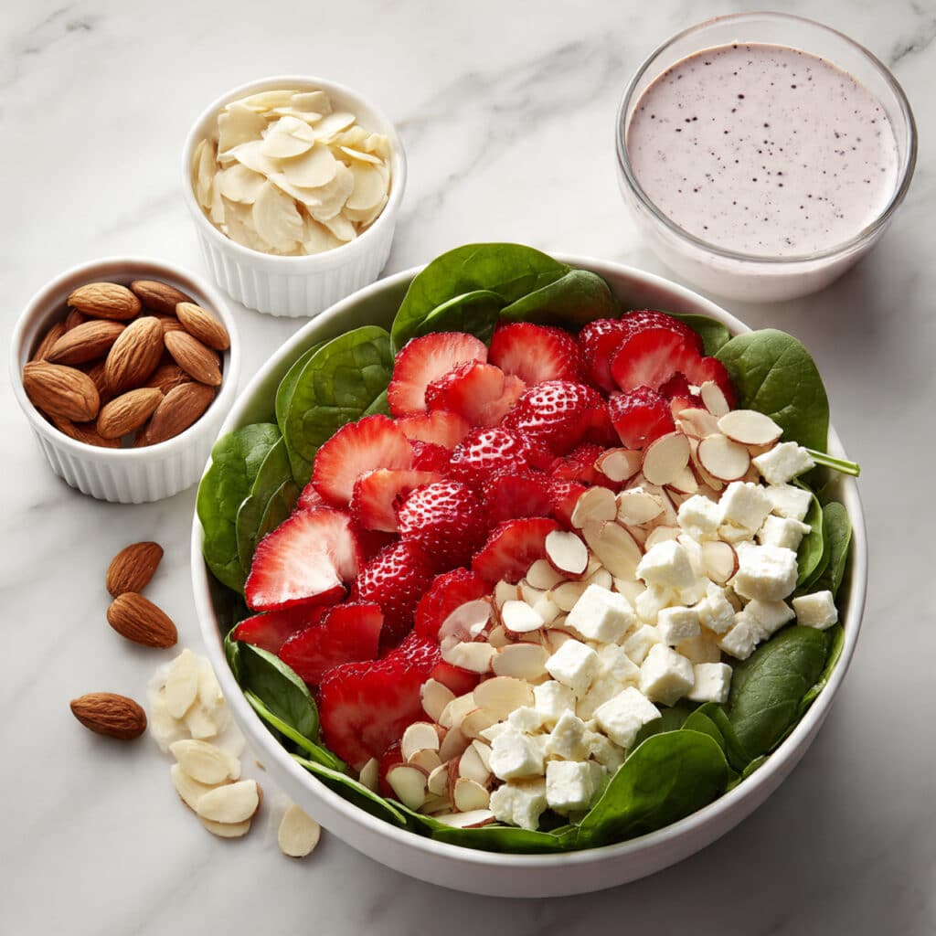 Strawberry Spinach Salad with Poppy Seed Dressing Recipe