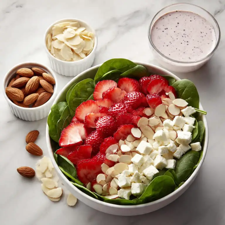 Strawberry Spinach Salad with Poppy Seed Dressing Recipe