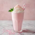 Pink Smoothie with Coconut Whipped Cream Recipe