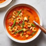 Minestrone Soup With Fresh Vegetables Recipe