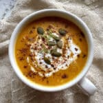Creamy Fall Pumpkin Soup with Warm Spices Recipe