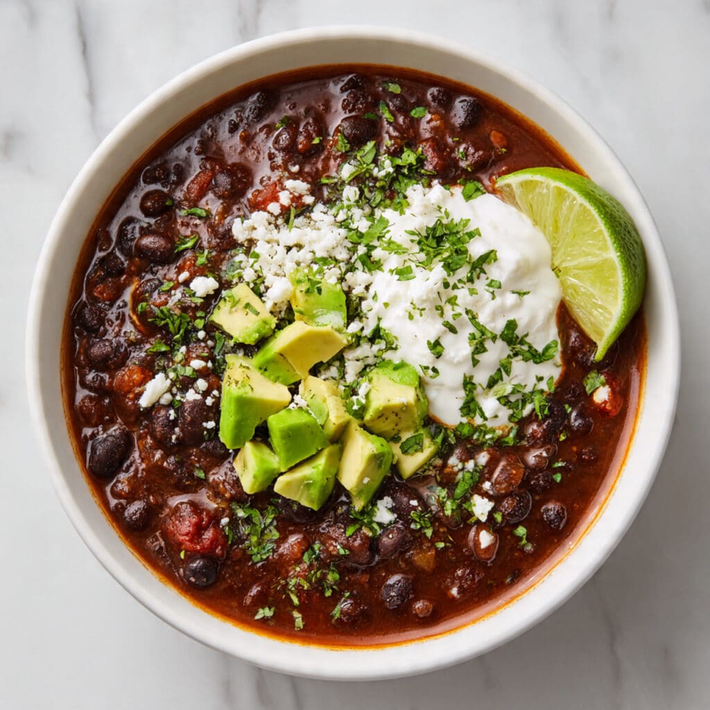 Spicy Black Bean Soup for a Cozy Night Recipe