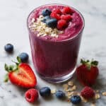 Berry Oatmeal Breakfast Smoothie Recipe