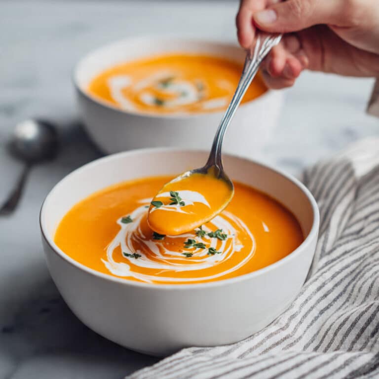Roasted Carrot and Ginger Soup Recipe