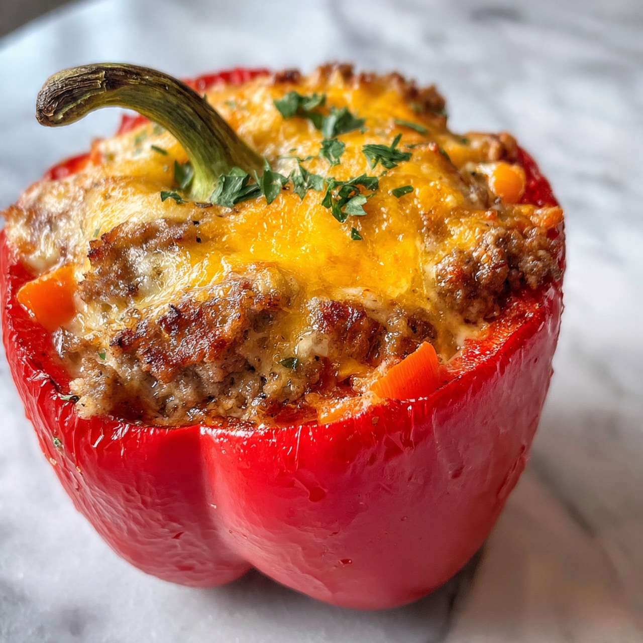 Beef Stuffed Peppers Recipe - Recipe Image