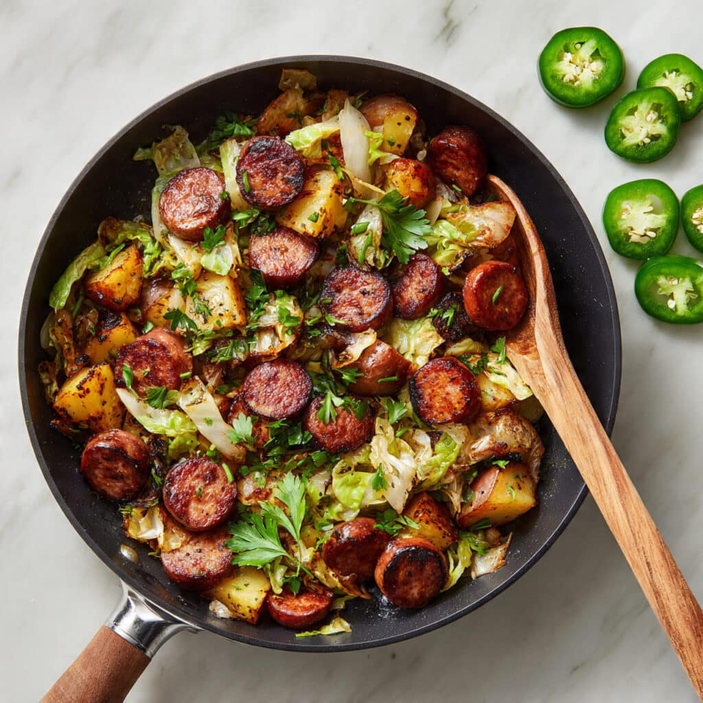 Cabbage and Potato Skillet Recipe