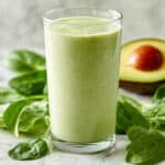 Creamy Avocado Spinach Smoothie Recipe