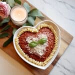 Valentine’s Day Pasta with Roasted Red Pepper Sauce Recipe