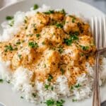 Creamy Smothered Chicken and Rice Recipe