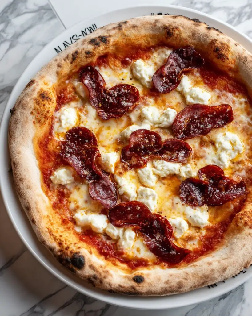 Chorizo, Honey & Goat Cheese Flatbread Recipe