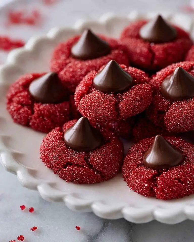 Easy Hershey’s Red Velvet Blossoms Cookies Recipe