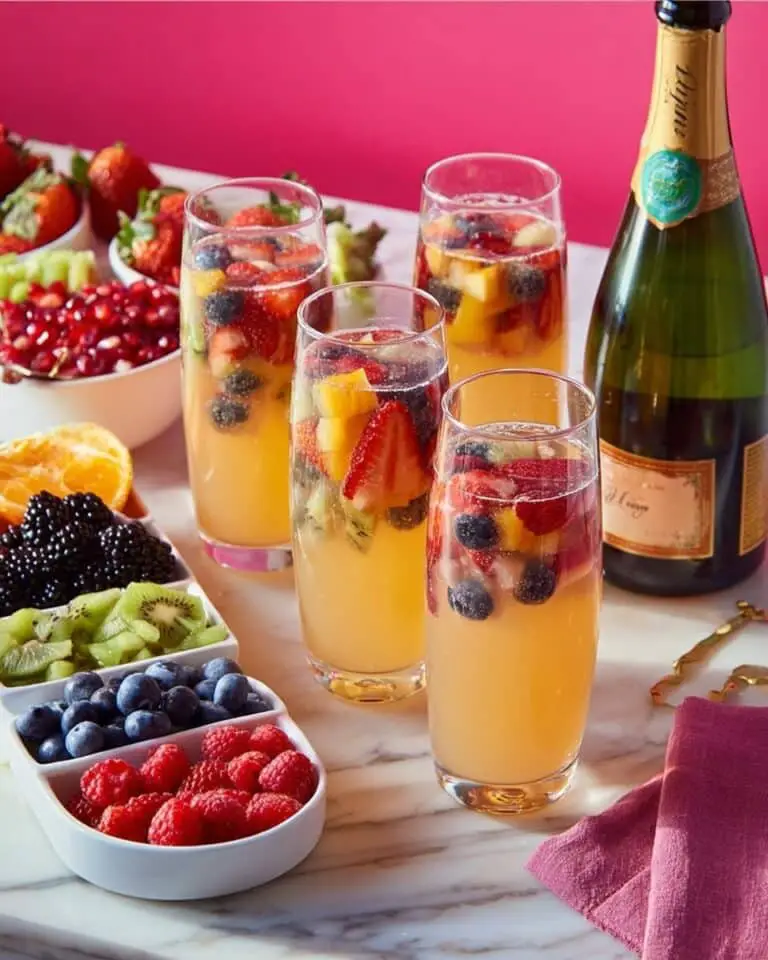 Galentine Mimosas: Fruity Sparkling Drinks for Valentine’s Day Celebrations Recipe