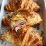 Savory Baked Cheese Croissants Recipe