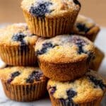 Healthy Greek Yogurt Blueberry Protein Muffins Recipe