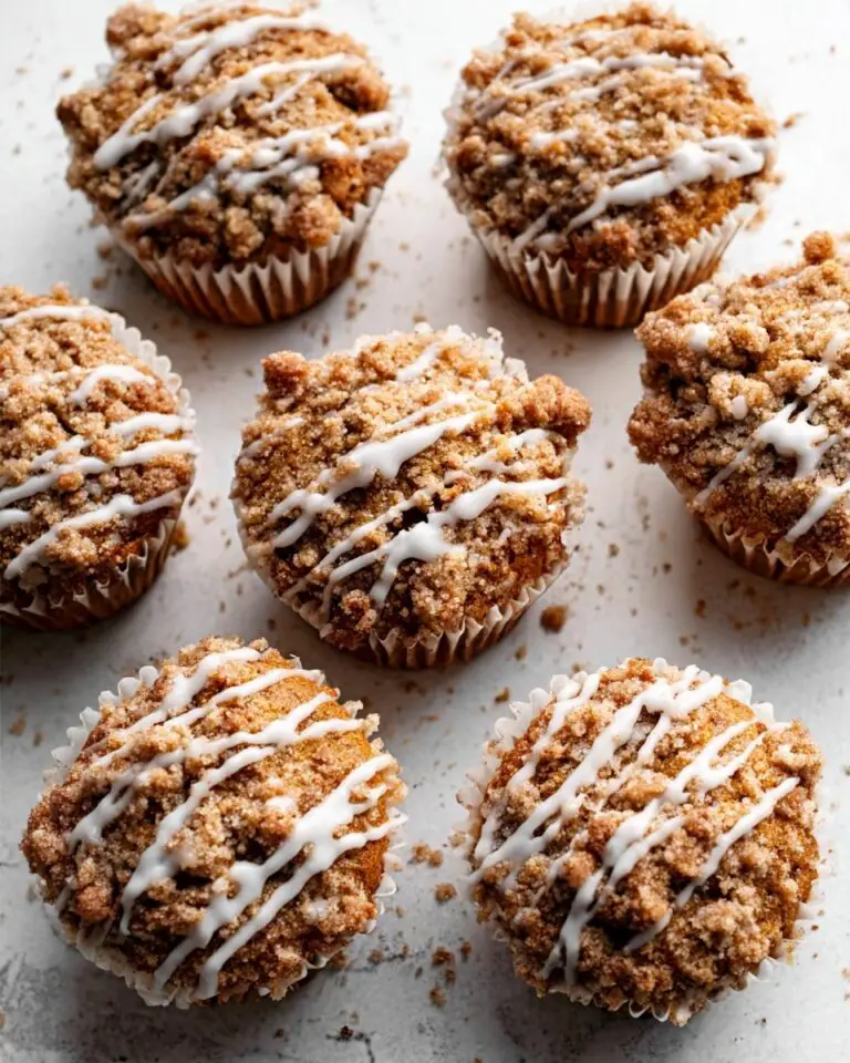 Coffee Cake Muffins with Cinnamon Crumble Recipe