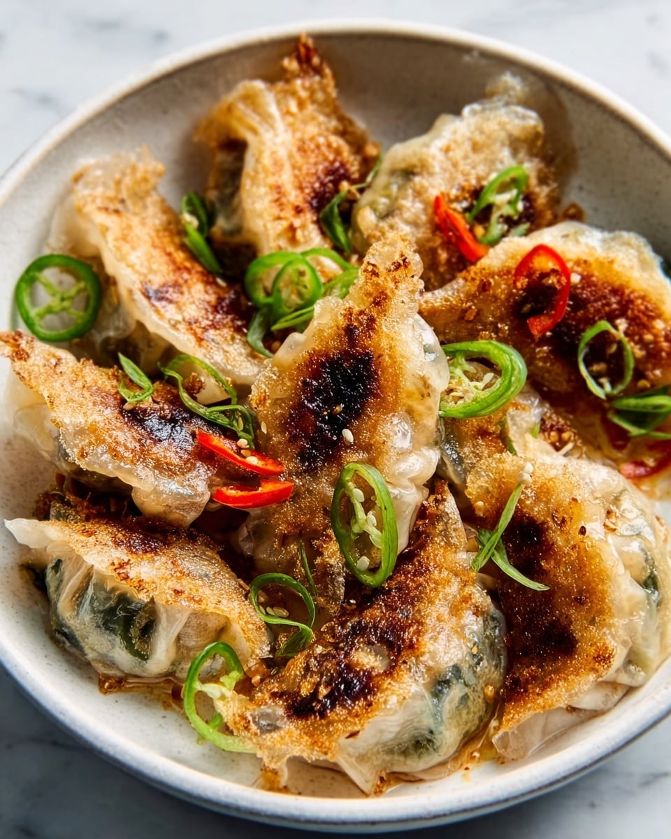 Crispy Rice Paper Dumplings with Vegetables Recipe