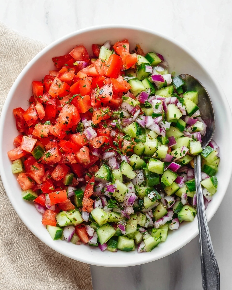 Easy Shirazi Salad Recipe