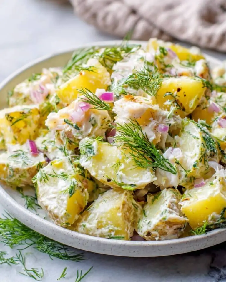 Potato and Cucumber Salad with Creamy Dressing Recipe