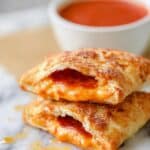 Easy Cheesy Homemade Pizza Pockets Recipe